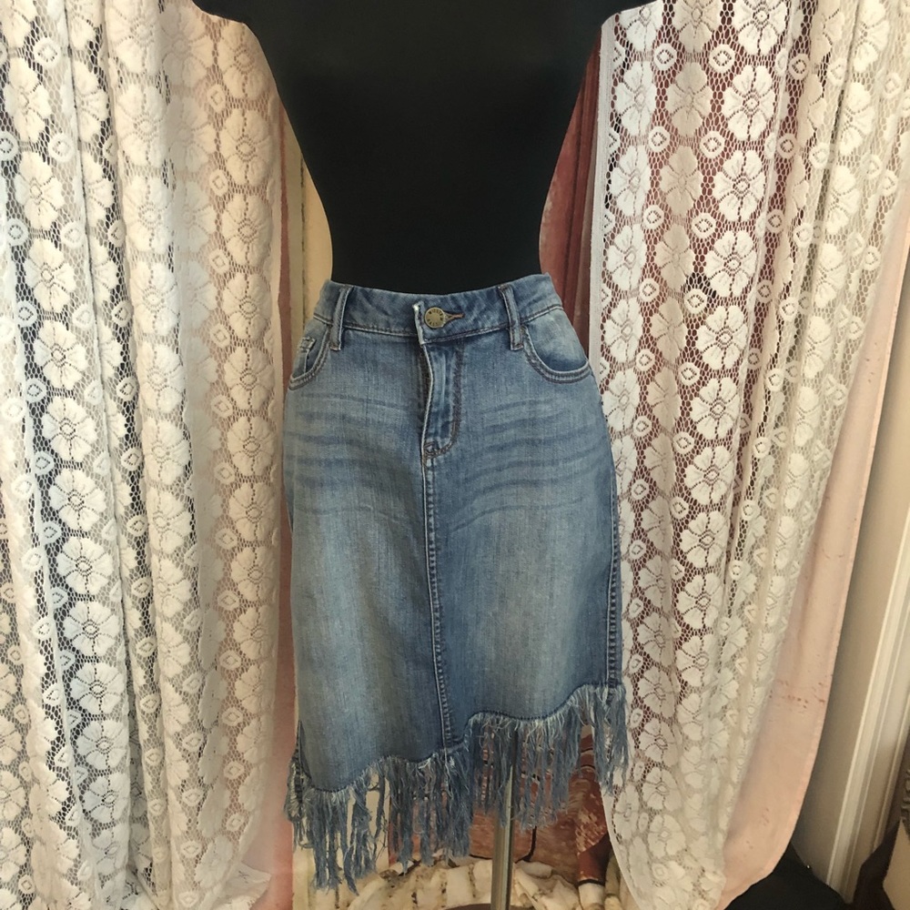 jean skirt